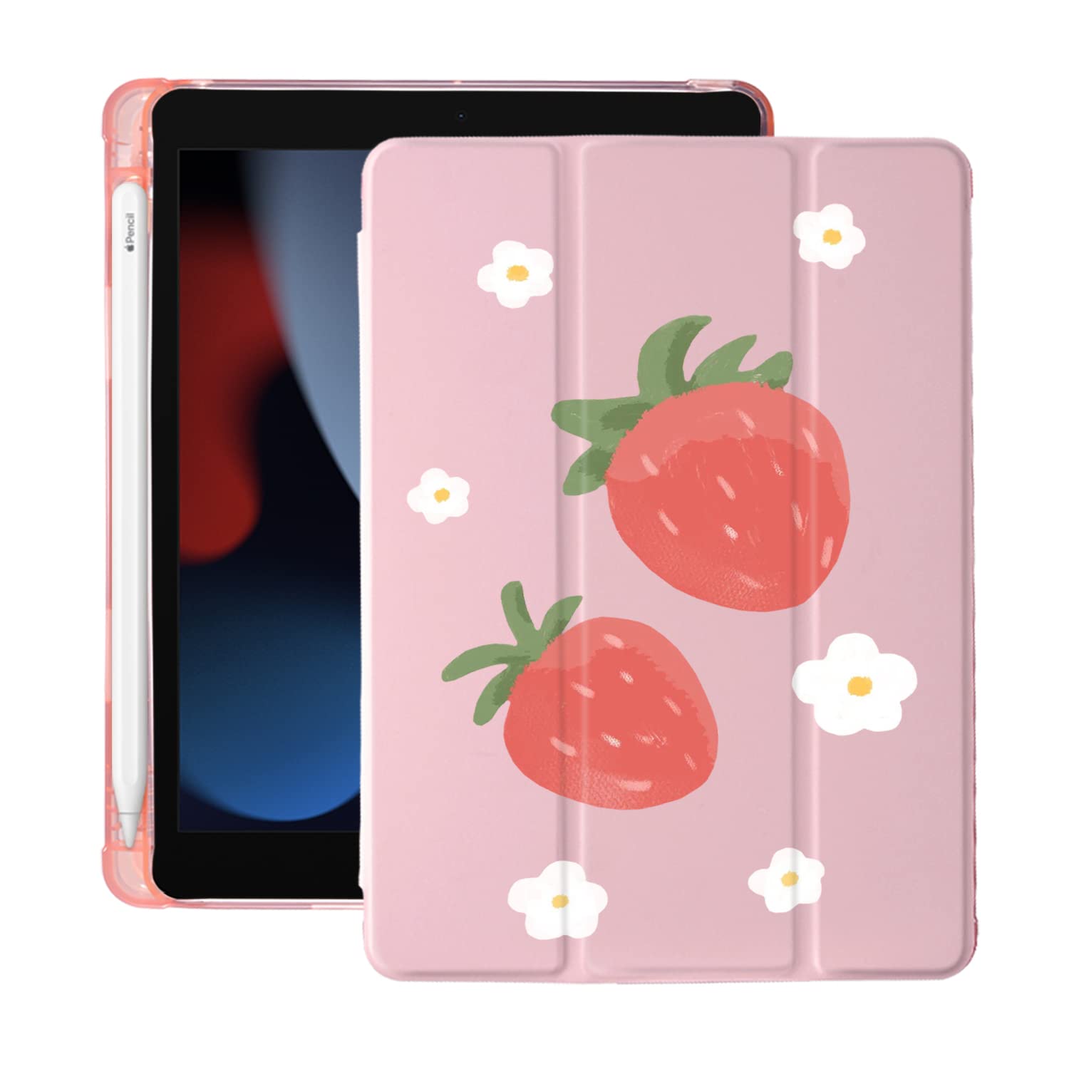 Amazon.com: TELEIXIPHONE Cute Flower Strawberry for iPad Pro 11